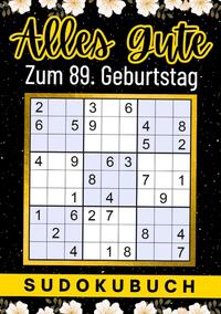 89 Geburtstag Geschenk | Alles Gute zum 89. Geburtstag - Sudoku