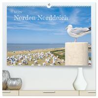 Moin Norden-Norddeich (hochwertiger Premium Wandkalender 2025 DIN A2 quer), Kunstdruck in Hochglanz