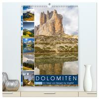 Dolomiten, ein Meer aus Bergen by VogtArt (hochwertiger Premium Wandkalender 2025 DIN A2 hoch), Kunstdruck in Hochglanz