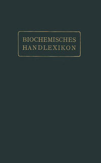 Biochemisches Handlexikon