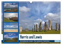 Harris und Lewis - Schottlands Inseln. Die äußeren Hebriden (Wandkalender 2025 DIN A3 quer), CALVENDO Monatskalender