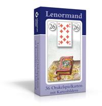 Lenormand Orakelspielkarten mit Symbolen