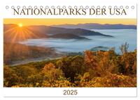 Nationalparks der USA (Tischkalender 2025 DIN A5 quer), CALVENDO Monatskalender