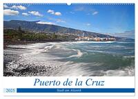 Puerto de la Cruz - Stadt am Atlantik (Wandkalender 2025 DIN A2 quer), CALVENDO Monatskalender