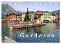 Gardasee (Tischkalender 2025 DIN A5 quer), CALVENDO Monatskalender