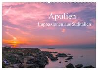 Apulien - Impressionen aus Süditalien (Wandkalender 2025 DIN A2 quer), CALVENDO Monatskalender