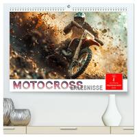 Motocross Erlebnisse (hochwertiger Premium Wandkalender 2025 DIN A2 quer), Kunstdruck in Hochglanz