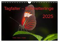 Tagfalter Schmetterlinge (Wandkalender 2025 DIN A4 quer), CALVENDO Monatskalender