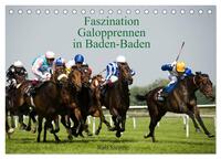 Faszination Galopprennen in Baden-Baden (Tischkalender 2025 DIN A5 quer), CALVENDO Monatskalender