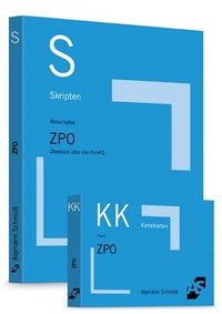 Bundle Marschollek, Skript ZPO + Haack, Karteikarten ZPO