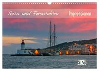 Ibiza und Formentera Impressionen (Wandkalender 2025 DIN A3 quer), CALVENDO Monatskalender