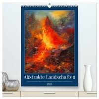 Abstrakte Landschaften (hochwertiger Premium Wandkalender 2025 DIN A2 hoch), Kunstdruck in Hochglanz