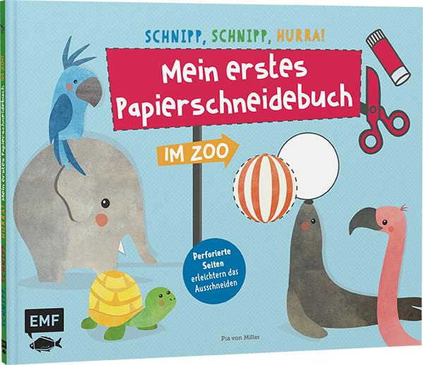 Schnipp, schnipp, hurra! Mein erstes Papierschneidebuch – Im Zoo