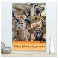 Kleine Wunder der Savanne (hochwertiger Premium Wandkalender 2025 DIN A2 hoch), Kunstdruck in Hochglanz