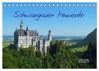 Schwangauer Momente (Tischkalender 2025 DIN A5 quer), CALVENDO Monatskalender