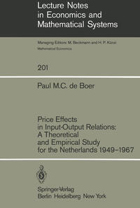 Price Effects in Input-Output Relations: A Theoretical and Empirical Study for the Netherlands 1949–1967