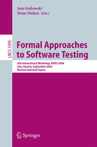 Formal Approaches to Software Testing