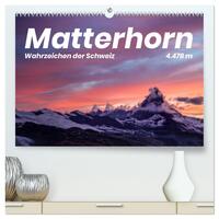 Matterhorn - Wahrzeichen der Schweiz (hochwertiger Premium Wandkalender 2025 DIN A2 quer), Kunstdruck in Hochglanz