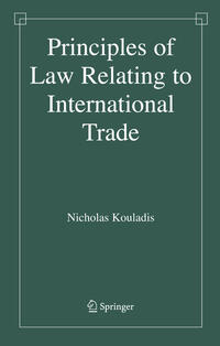 Principles of Law Relating to International Trade