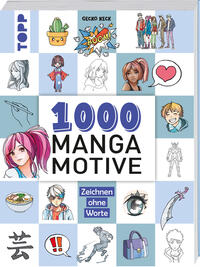 1000 Manga Motive zeichnen