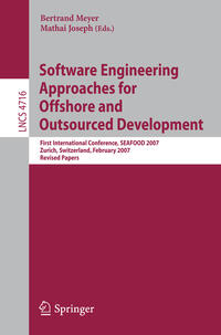 Software Engineering Approaches for Offshore and Outsourced Development