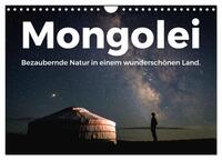 Mongolei - Bezaubernde Natur in einem wunderschönen Land. (Wandkalender 2025 DIN A4 quer), CALVENDO Monatskalender