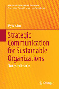 Strategic Communication for Sustainable Organizations