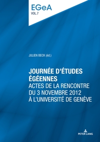 Journée d’études égéennes