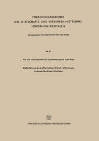 Die Einführung des großformatigen Einheits-Gitterziegels im Lande Nordrhein-Westfalen