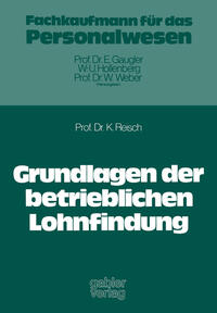 Grundlagen der betrieblichen Lohnfindung