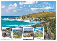 Cornwall - Malerische Landschaften mit grandiosen Küsten (Wandkalender 2025 DIN A3 quer), CALVENDO Monatskalender