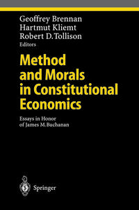 Method and Morals in Constitutional Economics