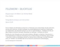 Leben unerwartet. Feldwerk - Blickflug