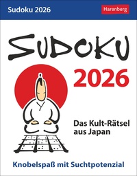 Sudoku Tagesabreißkalender 2026 - Das Kult-Rätsel aus Japan