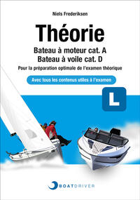 BOATDRIVER - Livre de théorie: Bateau à moteur cat. A / Bateau à voile cat. D (f)