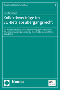 Kollektivverträge im EU-Betriebsübergangsrecht