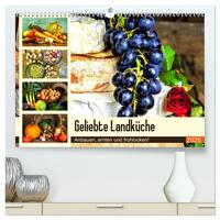 Geliebte Landküche. Anbauen, ernten und frohlocken! (hochwertiger Premium Wandkalender 2025 DIN A2 quer), Kunstdruck in Hochglanz