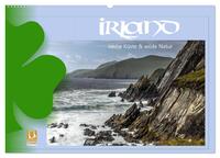 Irland - Rauhe Küste und Wilde Natur (Wandkalender 2025 DIN A2 quer), CALVENDO Monatskalender