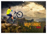 Mountainbike Trails (Wandkalender 2025 DIN A2 quer), CALVENDO Monatskalender