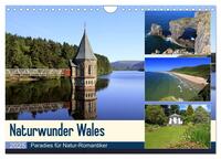 Naturwunder Wales (Wandkalender 2025 DIN A4 quer), CALVENDO Monatskalender