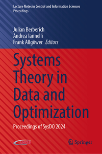 Systems Theory in Data and Optimization