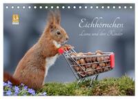 Eichhörnchen Luna und ihre Kinder (Tischkalender 2025 DIN A5 quer), CALVENDO Monatskalender