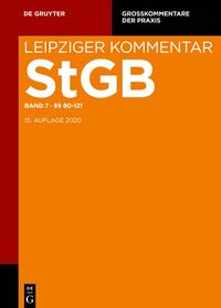 Strafgesetzbuch. Leipziger Kommentar / §§ 80-121