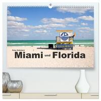 Miami und Florida (hochwertiger Premium Wandkalender 2025 DIN A2 quer), Kunstdruck in Hochglanz