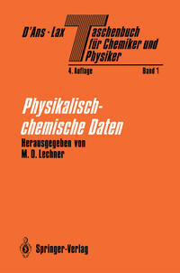 Taschenbuch für Chemiker und Physiker