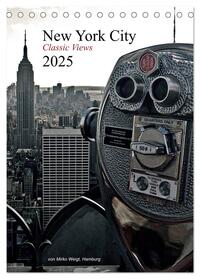 New York City 2025 • Classic Views (Tischkalender 2025 DIN A5 hoch), CALVENDO Monatskalender