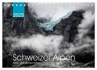 Schweizer Alpen. Natur und Landschaften (Tischkalender 2025 DIN A5 quer), CALVENDO Monatskalender