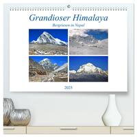 Grandioser Himalaya, Bergriesen in Nepal (hochwertiger Premium Wandkalender 2025 DIN A2 quer), Kunstdruck in Hochglanz