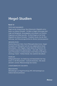 Hegel-Studien Band 12