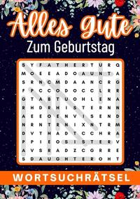 Geburtstagsgeschenk mann | Alles Gute zum Geburtstag - Wortsuchrätsel | geschenke für männer